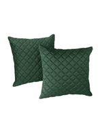 Kit 2 Almofadas Tressê 50x50cm Veludo Verde - Nexta Casa