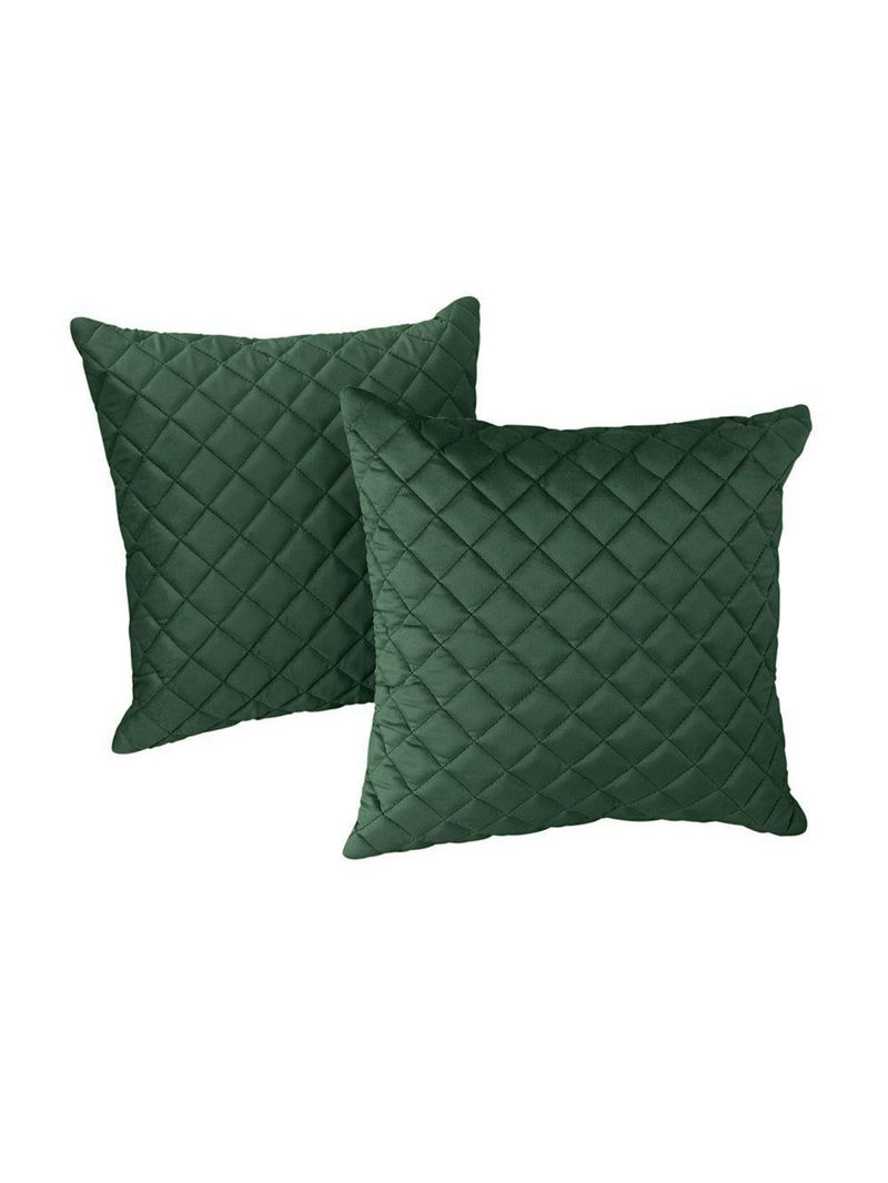 Kit 2 Almofadas Tressê 50x50cm Veludo Verde - Nexta Casa