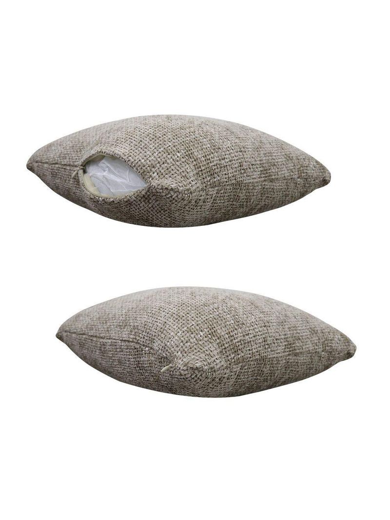Kit 02 Almofadas Decorativas 30x45cm E 40x40cm Linhão Fendi - Nexta Casa