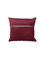 Almofada Tressê 40x40cm Veludo Marsala - Nexta Casa