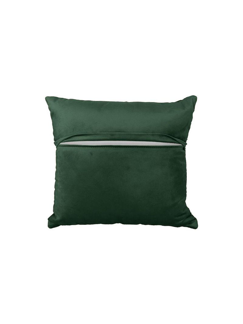Almofada Tressê 50x50cm Veludo Verde - Nexta Casa