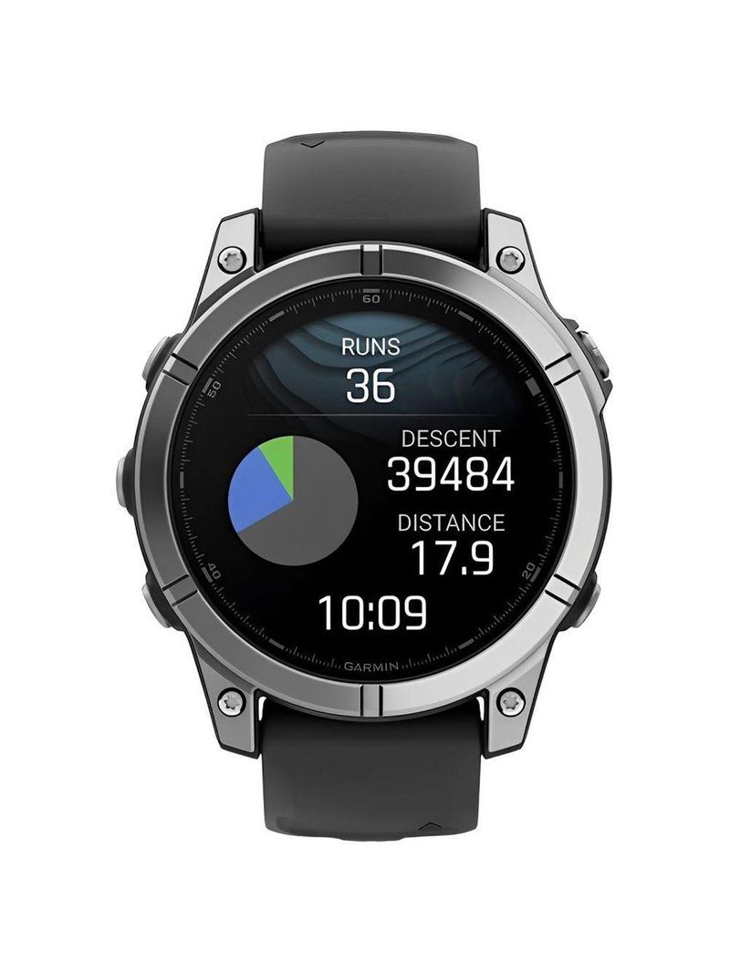 Relgio Smartwatch Garmin Fenix E Amoled - Preto - Cinza 010-03025-00