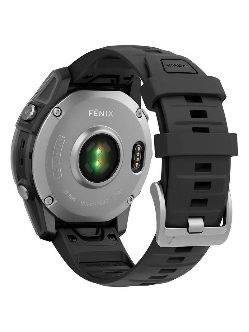 Relgio Smartwatch Garmin Fenix E Amoled - Preto - Cinza 010-03025-00