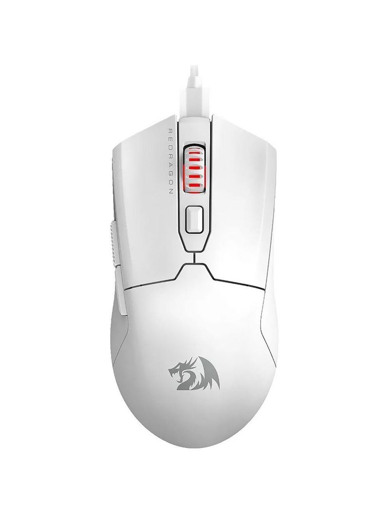 Mouse Gamer Redragon M995w Fyzu Usb - Branco
