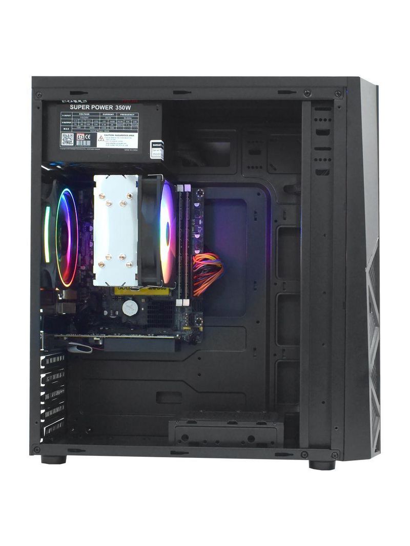Pc Montado Gamer Intel Core I5 3570 De 34ghz 16gb De Ram - 256gb Ssd - Geforce Gt730 4gb + Kit Gamer - Preto