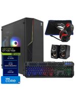 Pc Montado Gamer Intel Core I5 3570 De 34ghz 16gb De Ram - 256gb Ssd - Geforce Gt730 4gb + Kit Gamer - Preto