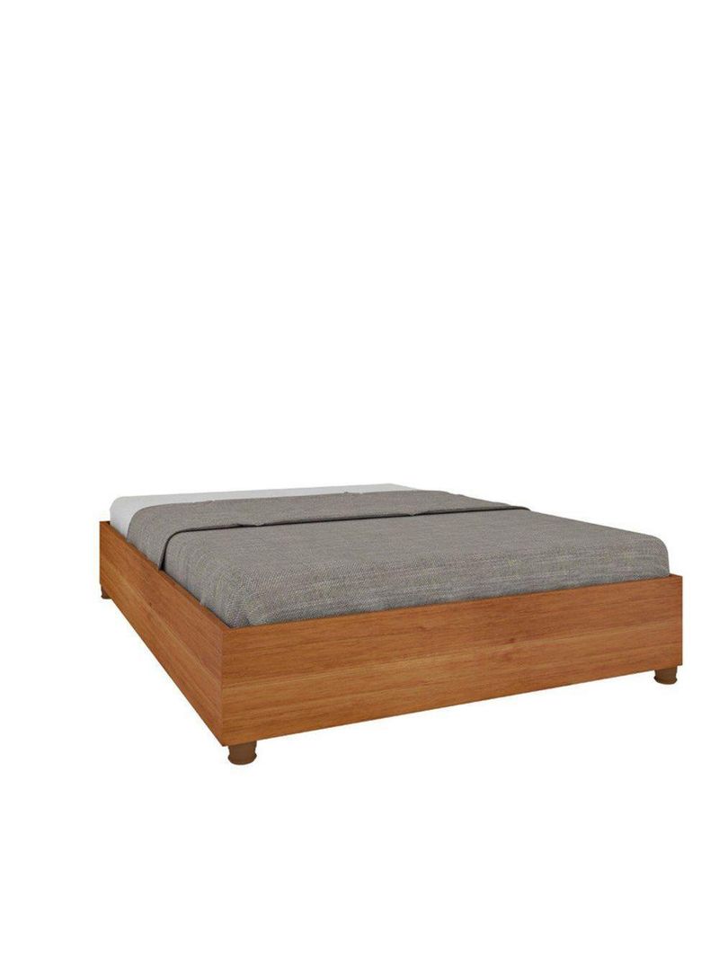 Cama Box Casal Queen - Mônaco-cinamomo - Tcil Móveis