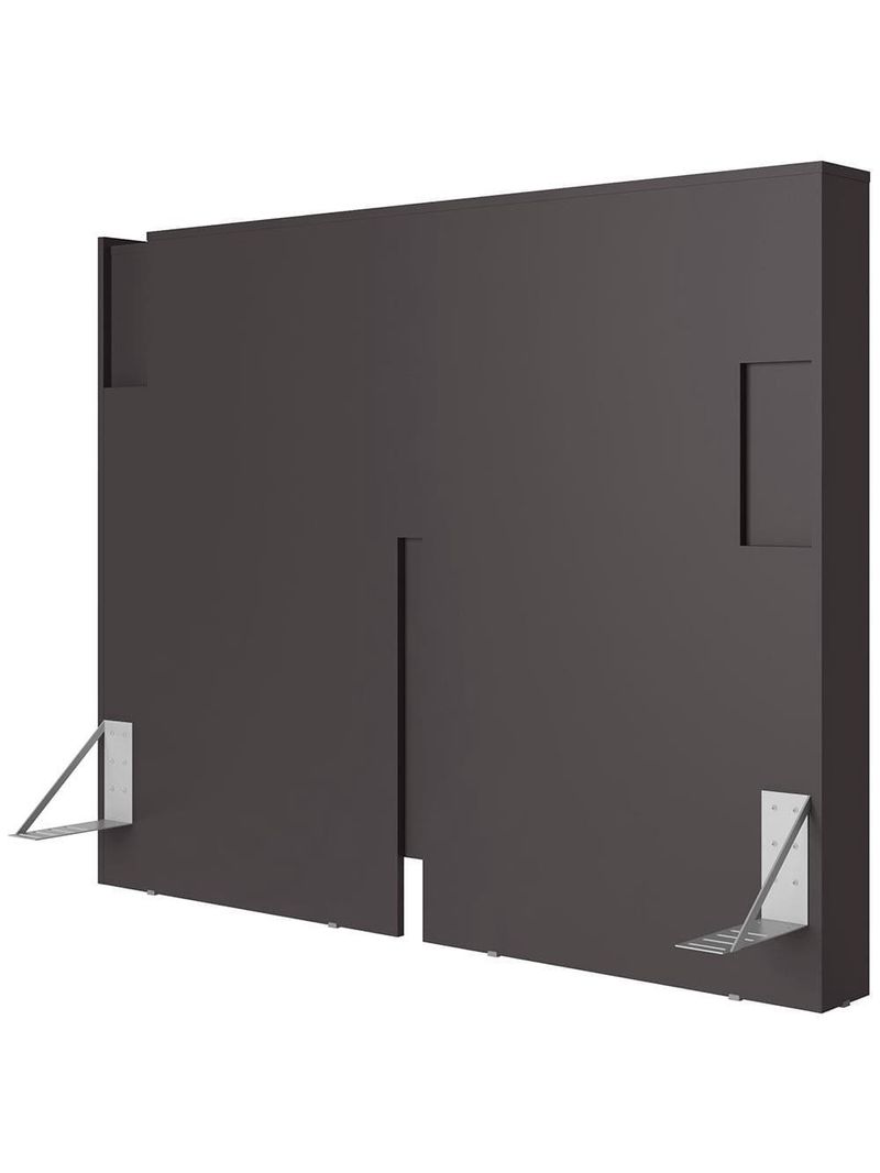 Cabeceira para cama box casal e queen bartira diplomata com revestimento em finish foil