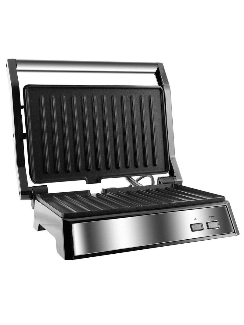 Grill e sanduicheira philco pgr21pi maxx clean – inox/preto