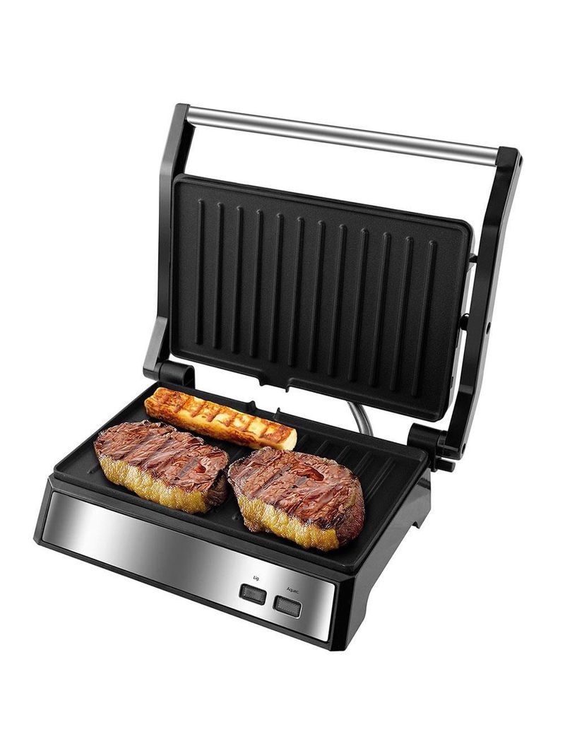 Grill e sanduicheira philco pgr21pi maxx clean – inox/preto