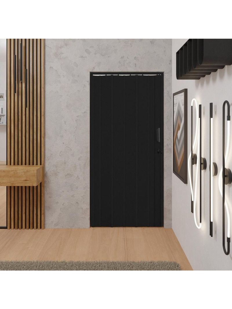 Porta Sanfonada De Pvc 94x210cm Bariri - Tk