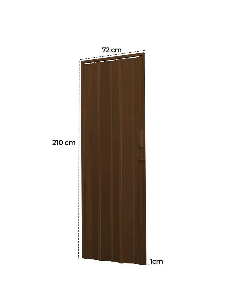 Porta Sanfonada De Pvc 72x210cm Bariri - Tk
