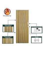 Porta Sanfonada De Pvc 72x210cm Bariri - Tk