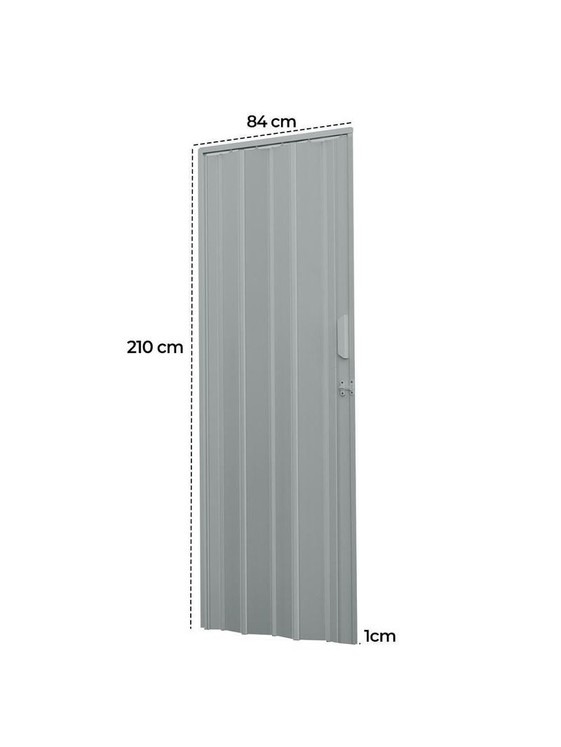 Porta Sanfonada De Pvc 84x210cm Bariri - Tk