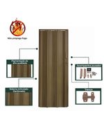 Porta Sanfonada De Pvc 62x210cm Bariri - Tk