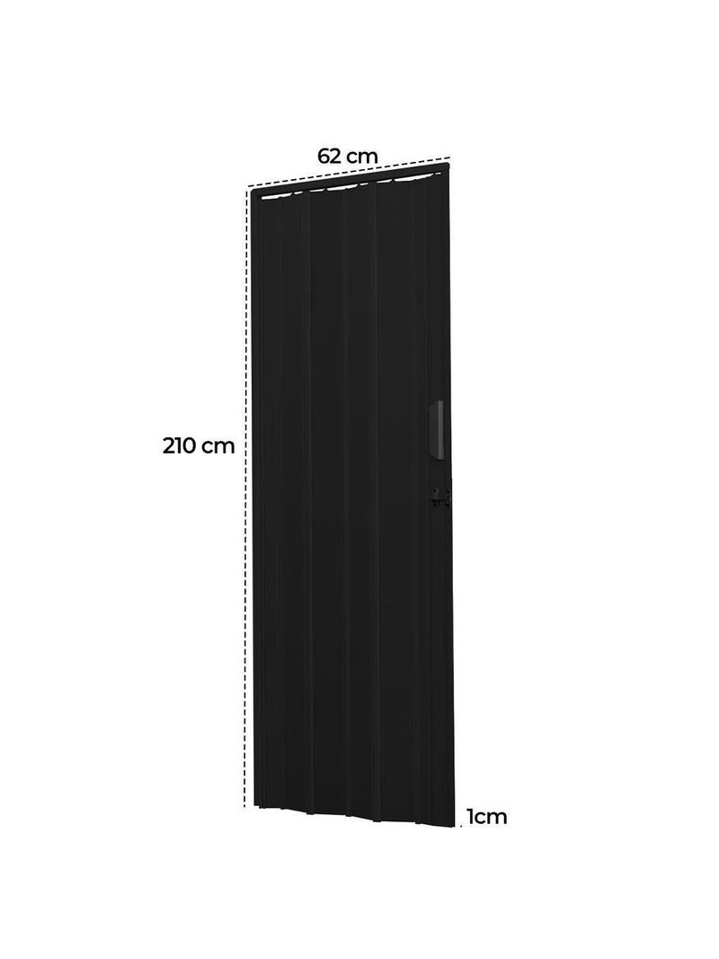 Porta Sanfonada De Pvc 62x210cm Bariri - Tk