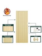 Porta Sanfonada De Pvc 125x210cm Bariri - Tk