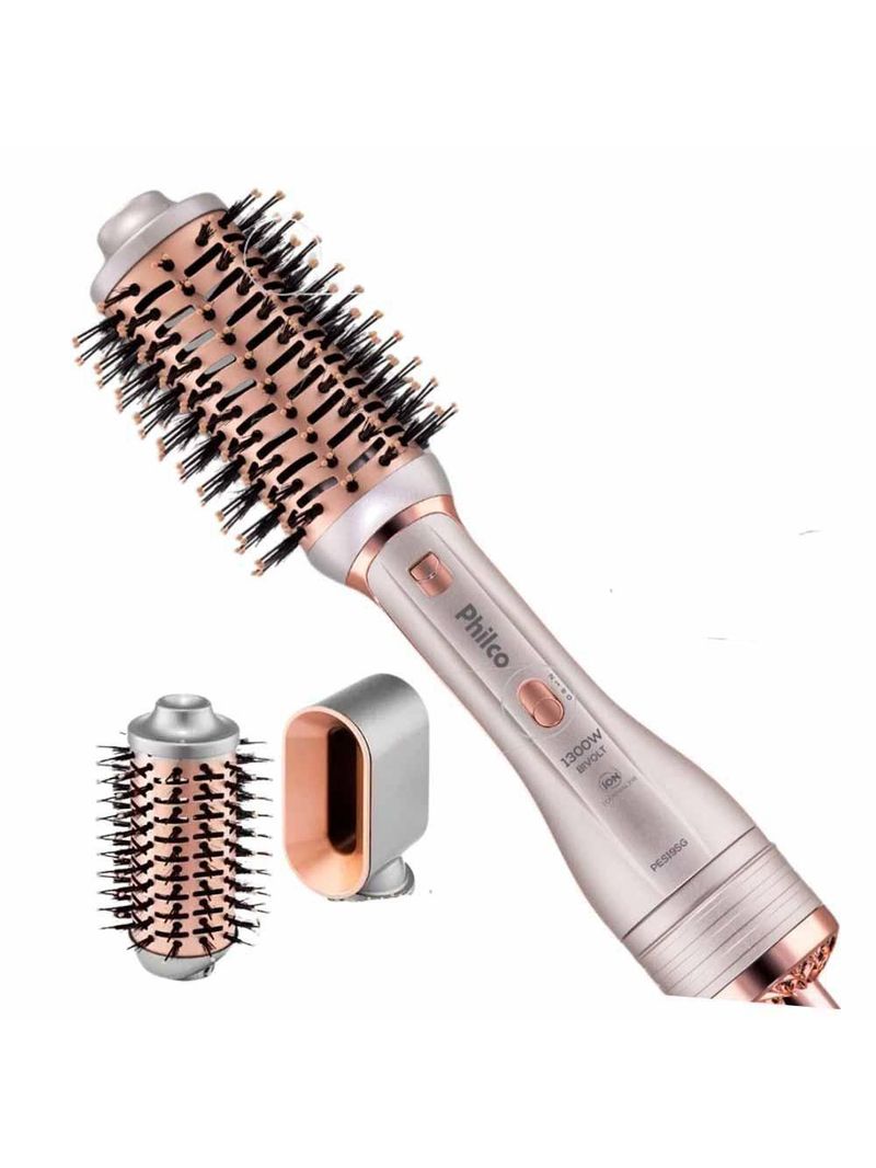 Escova Secadora Philco 3 Acessórios 1300W PES19SG Bivolt
