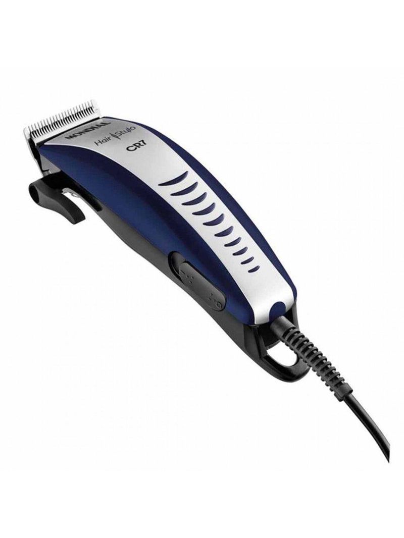 Cortador De Cabelo Mondial Cr07 8910-02 Azul Com Prata 127V
