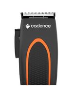 Maquina De Cortar Cabelo E Barba Cadence Simple Cut 127v Preto Com Laranja