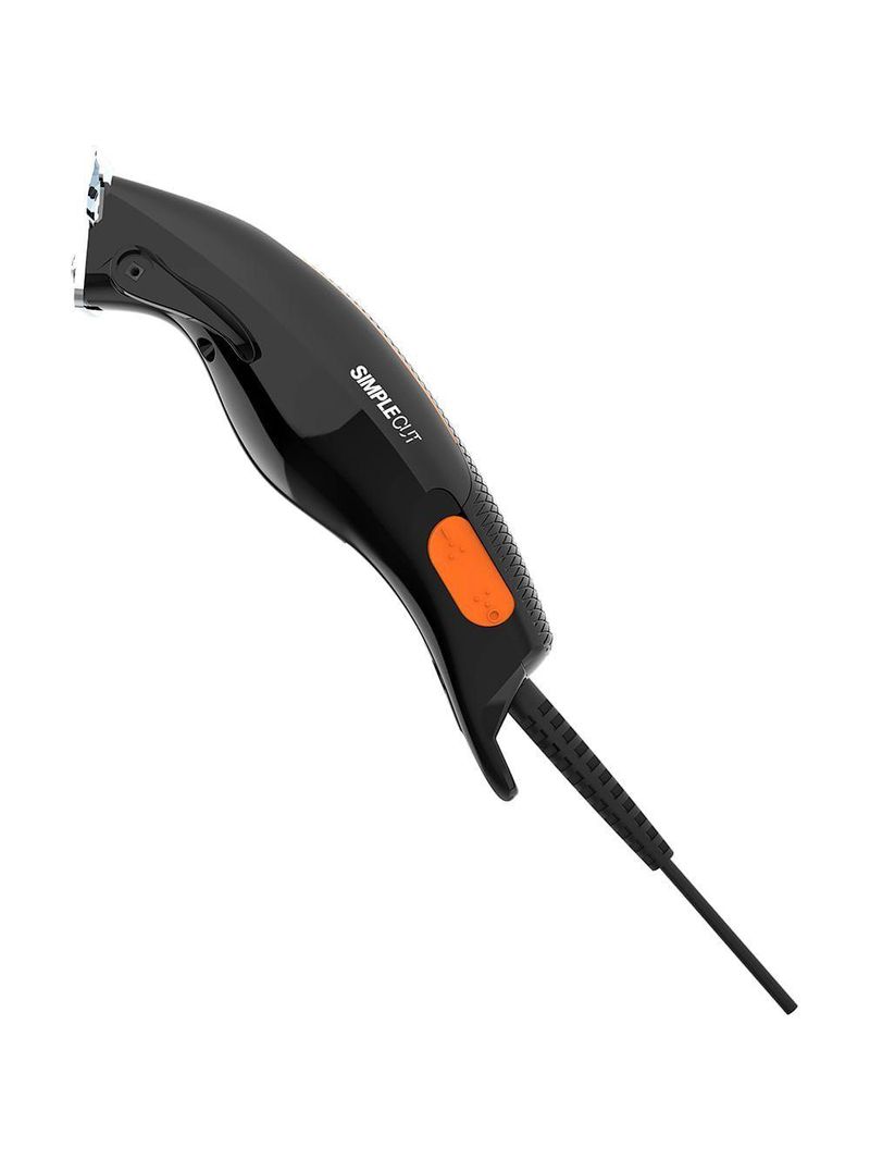 Maquina De Cortar Cabelo E Barba Cadence Simple Cut 127v Preto Com Laranja