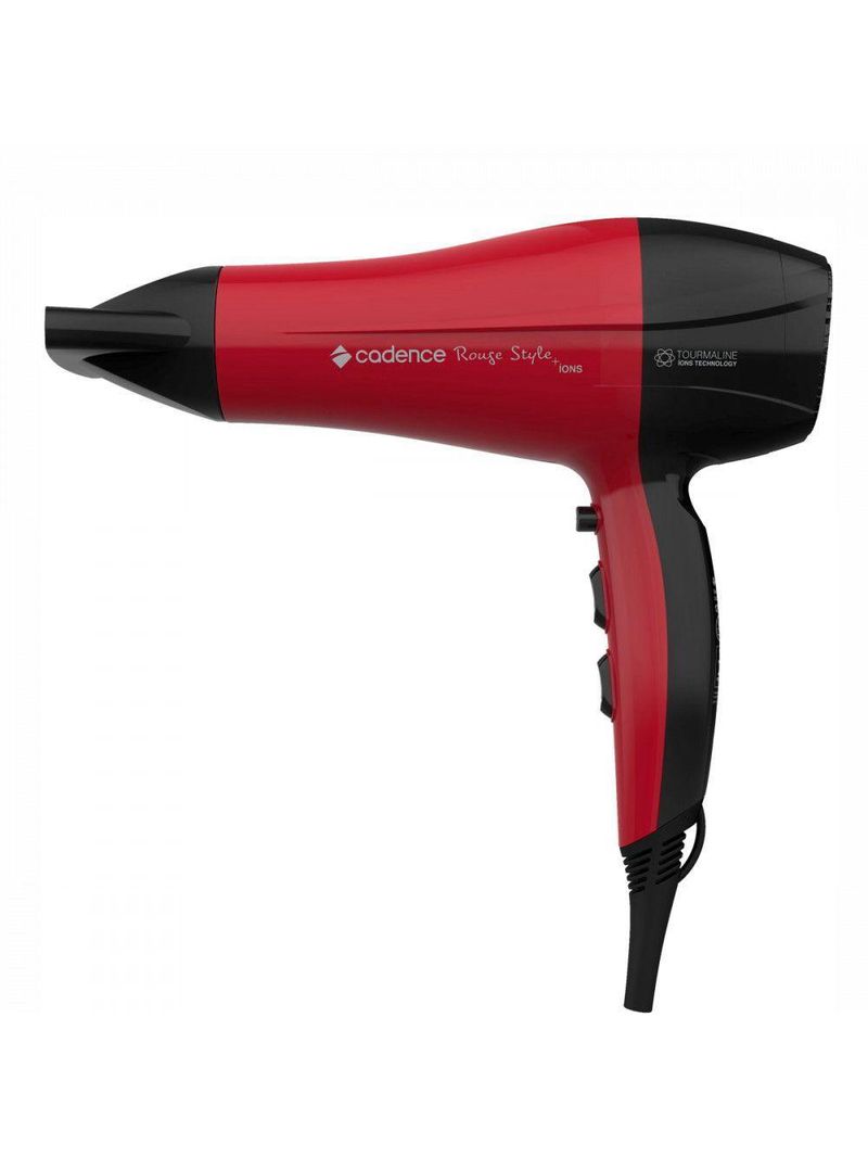Secador De Cabelo Rouge Style Ii 220v Vermelho Preto Cadence Vermelho 220v