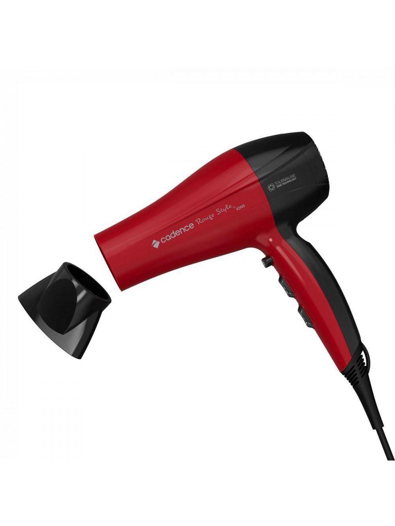 Secador De Cabelo Rouge Style Ii 220v Vermelho Preto Cadence Vermelho 220v