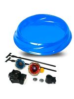 Brinquedo 2 Beyblade Metal Lançador Fusion Peão Arena - Batalhas Emocionantes