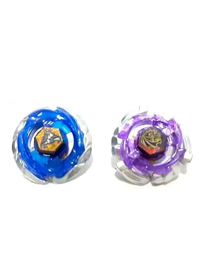 Brinquedo 2 Beyblade Metal Lançador Fusion Peão Arena - Batalhas Emocionantes