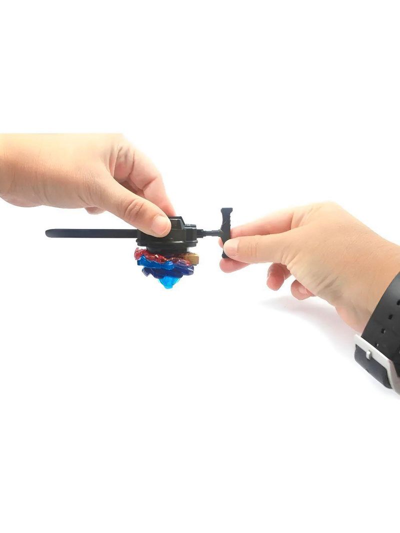 Brinquedo 2 Beyblade Metal Lançador Fusion Peão Arena - Batalhas Emocionantes