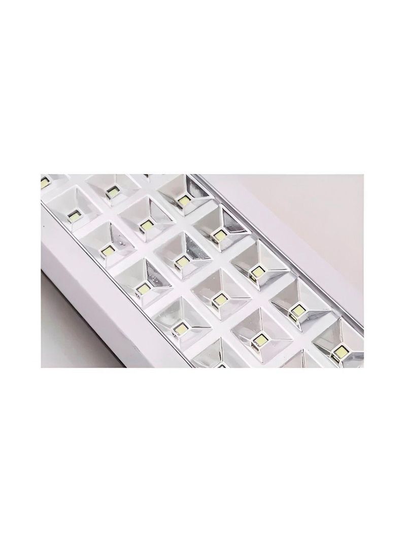 Luminária Lâmpada Emergência 60 Leds Recarregável Branco