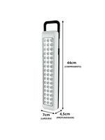 Luminária Lâmpada Emergência 60 Leds Recarregável Branco