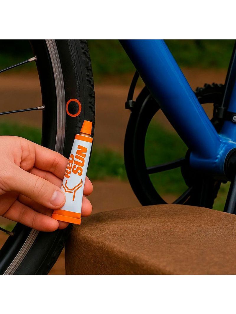 Kit De Remendo De Pneus Para Bicicleta E Carrinho De Mão – Compacto E Prático 8 Peças