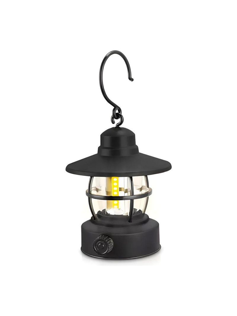 Luminária Formato Lampião Led Recarregável Resistente