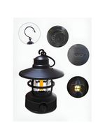 Luminária Formato Lampião Led Recarregável Resistente