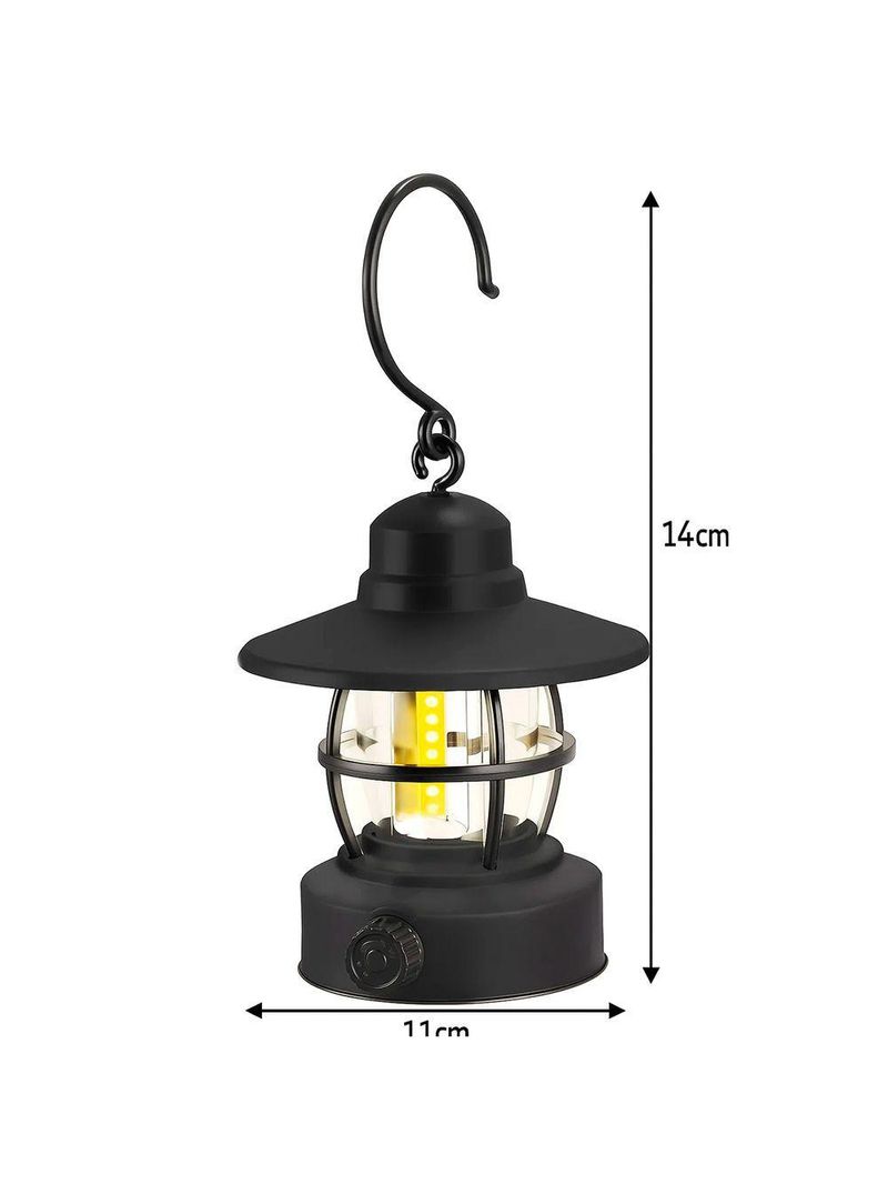 Luminária Formato Lampião Led Recarregável Resistente