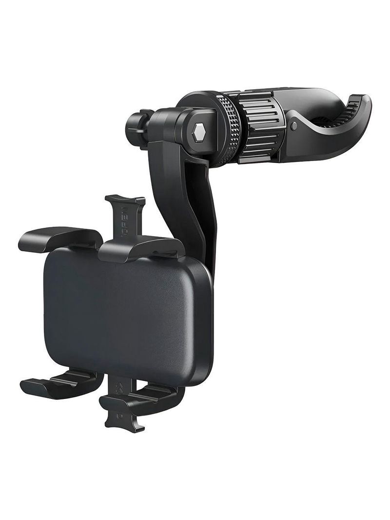 Suporte Gancho Preto Automotivo Rotação 360° - Ajustável E