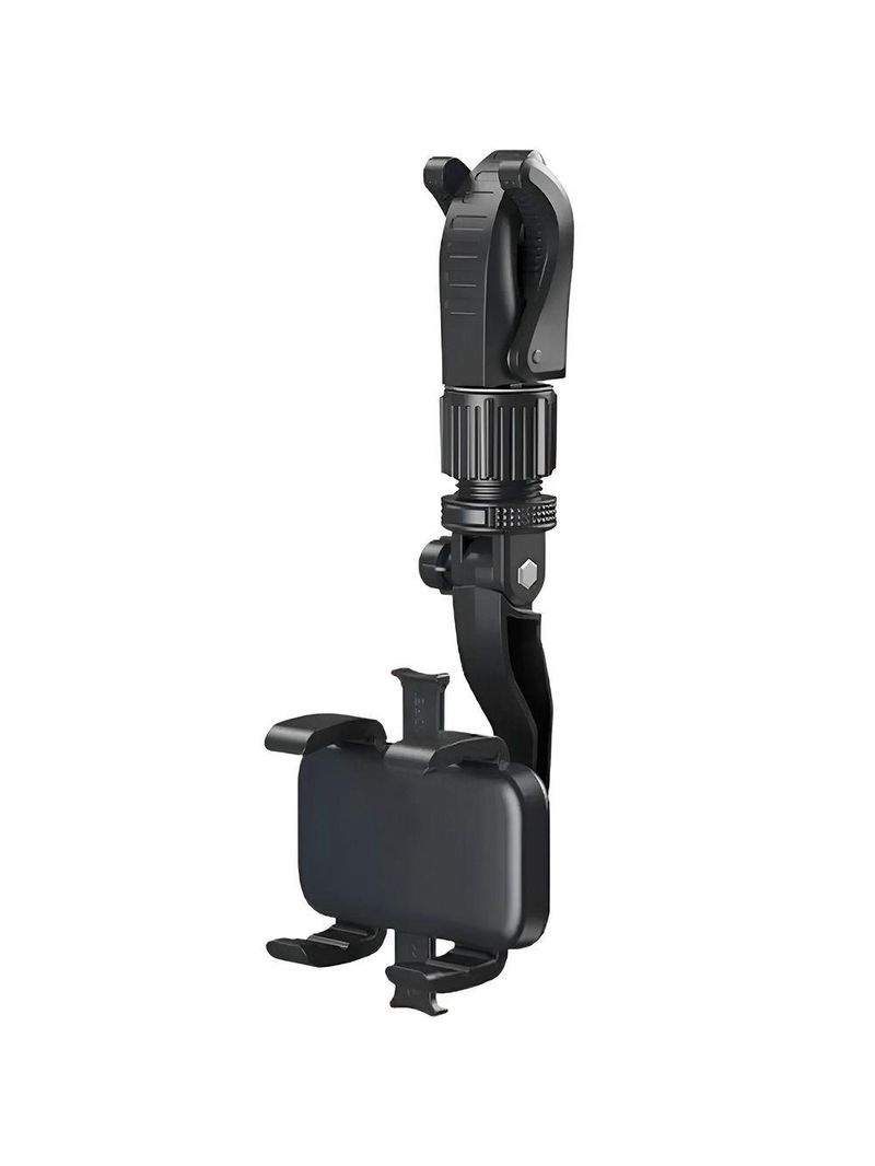 Suporte Gancho Preto Automotivo Rotação 360° - Ajustável E