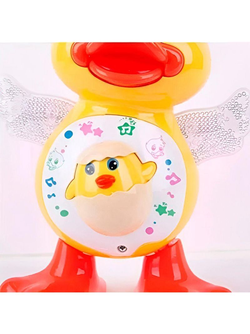 Brinquedo Pato Dançante Musical Movimentos Luzes Sons - Diversão E Estímulo Para Os Pequenos