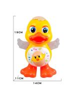 Brinquedo Pato Dançante Musical Movimentos Luzes Sons - Diversão E Estímulo Para Os Pequenos
