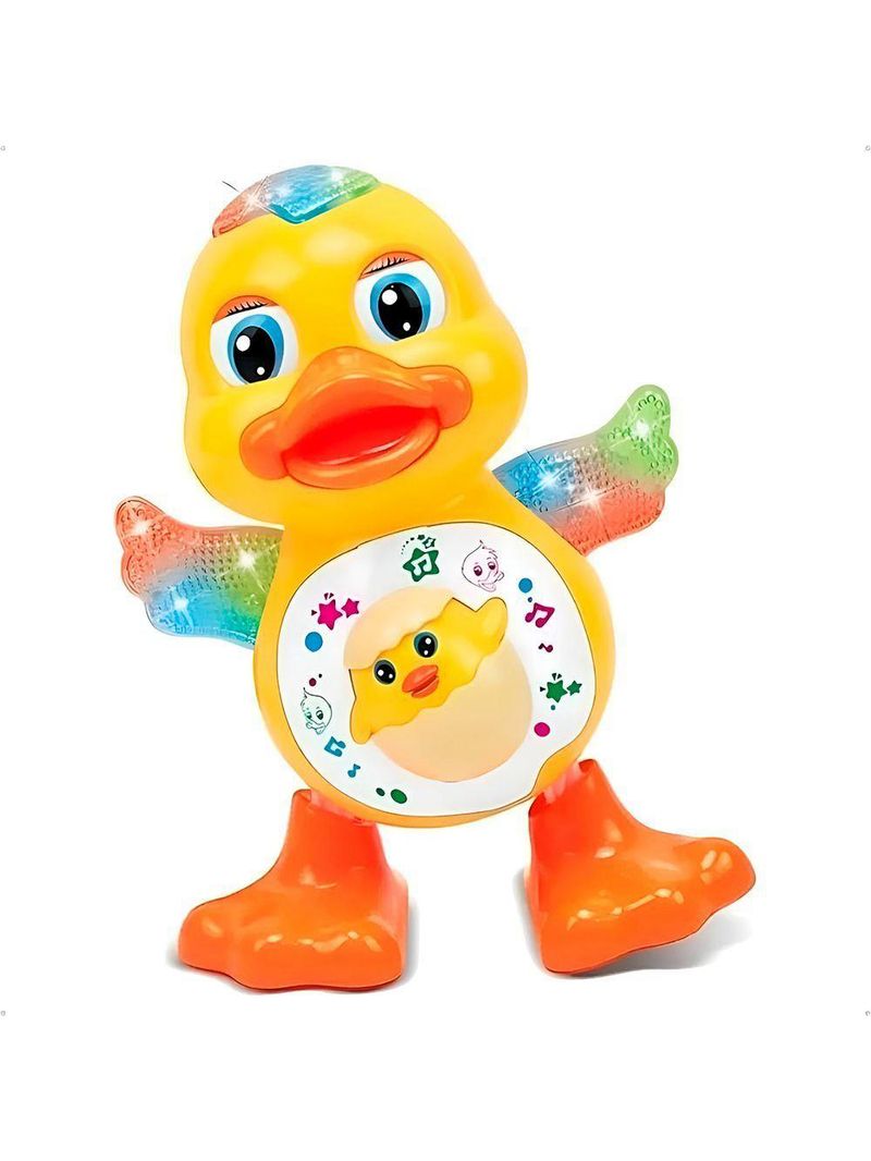 Brinquedo Pato Dançante Musical Movimentos Luzes Sons - Diversão E Estímulo Para Os Pequenos