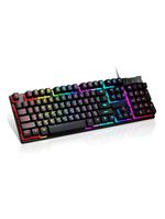Teclado Gamer Semi-mecânico Rgb Abnt2 Com 12 Teclas Programáveis Com Fio Anti Ghosting