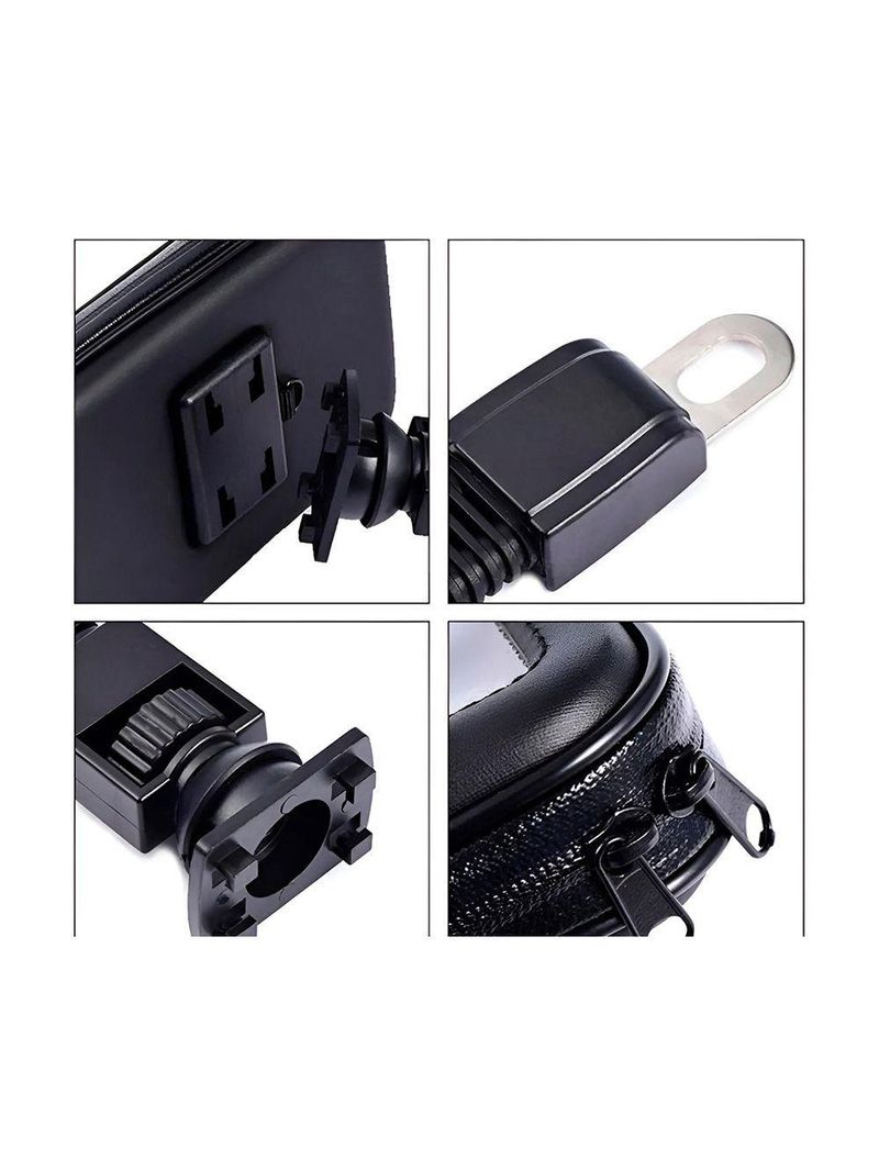 Suporte Capa Case Protetora Com Carregador - Fixação Segura 360° Para Bicicleta E Moto