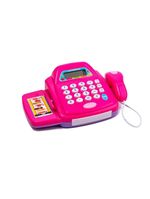Brinquedo Caixa Registradora Acessórios Calculadora Diversão Modelo:rosa