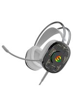 Headset Gamer Com Fio Fone De Ouvido Rgb - Gamer Over-ear Com Conexão P2 + Usb