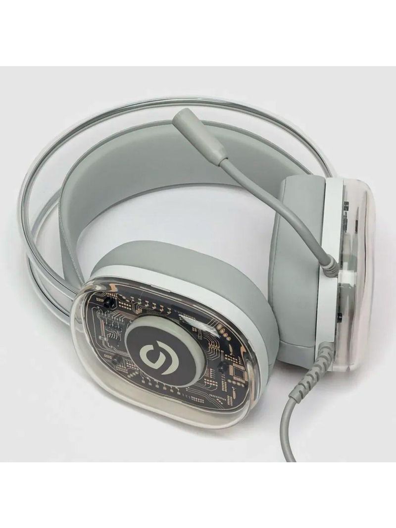 Headset Gamer Com Fio Fone De Ouvido Rgb - Gamer Over-ear Com Conexão P2 + Usb