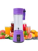 Mini Liquidificador Juice Cup Portátil Elétrico Suco - Tritura Frutas E Gelo Para Sucos Frescos Em Segundos lilás