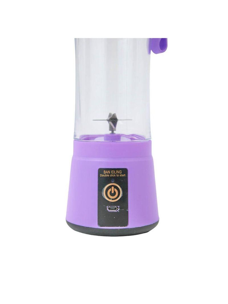 Mini Liquidificador Juice Cup Portátil Elétrico Suco - Tritura Frutas E Gelo Para Sucos Frescos Em Segundos lilás