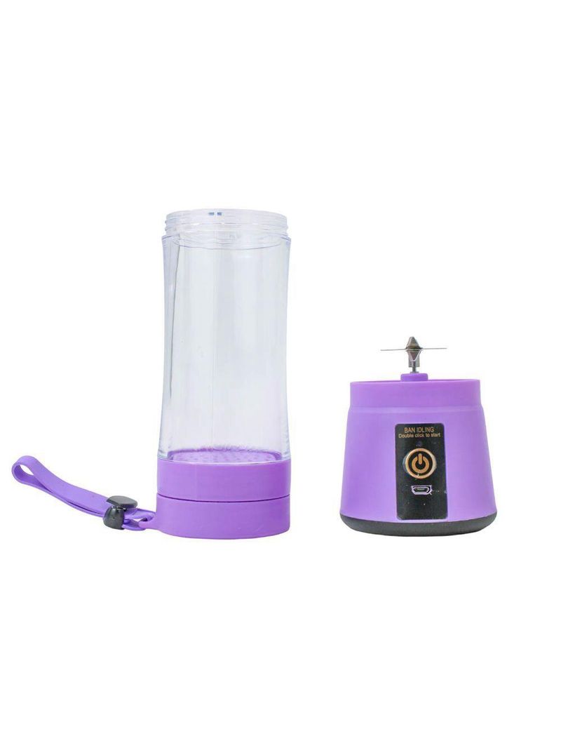 Mini Liquidificador Juice Cup Portátil Elétrico Suco - Tritura Frutas E Gelo Para Sucos Frescos Em Segundos lilás