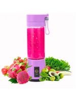 Mini Liquidificador Juice Cup Portátil Elétrico Suco - Tritura Frutas E Gelo Para Sucos Frescos Em Segundos lilás